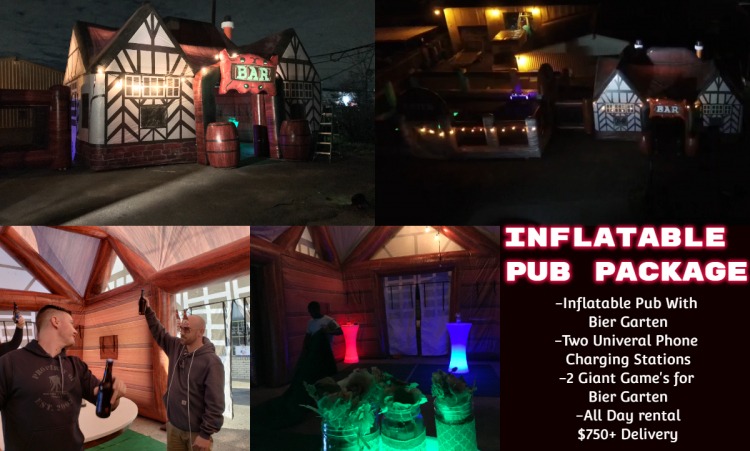 Public Events Inflatable Pub Package Led rental in Texas